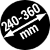 (Ø 240 – 360 mm)