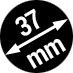 Durchmesser 37 mm