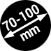 Ø 70 – 100 mm